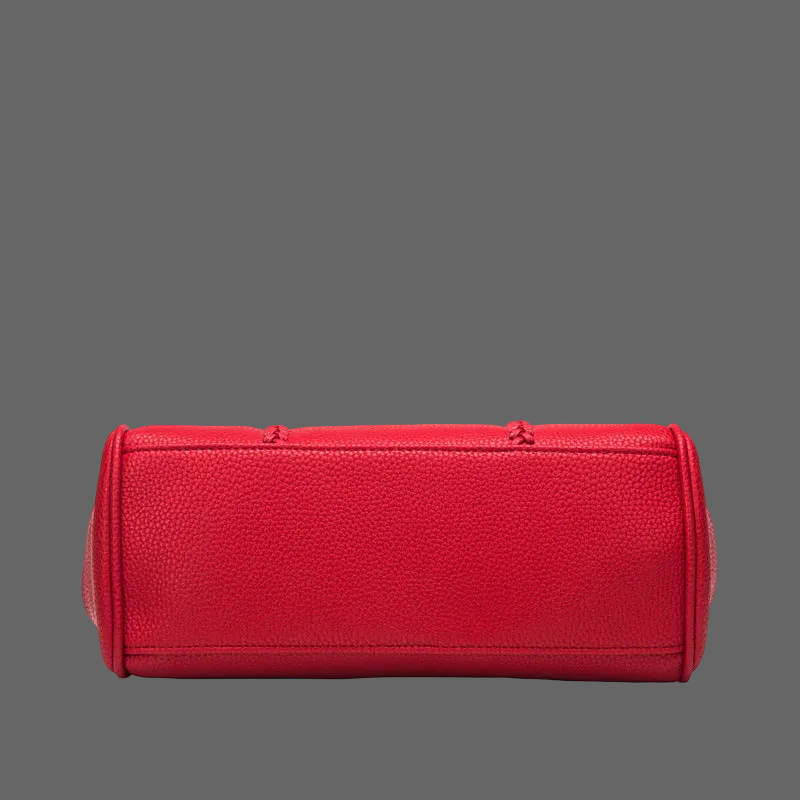 My Phase Leather Lychee pattern handbag My Phase Fashion