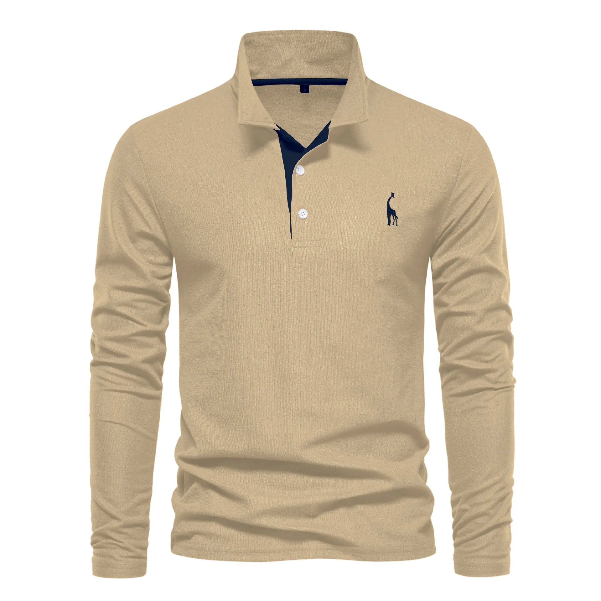The Embroidered Golf Polo — Long Sleeve