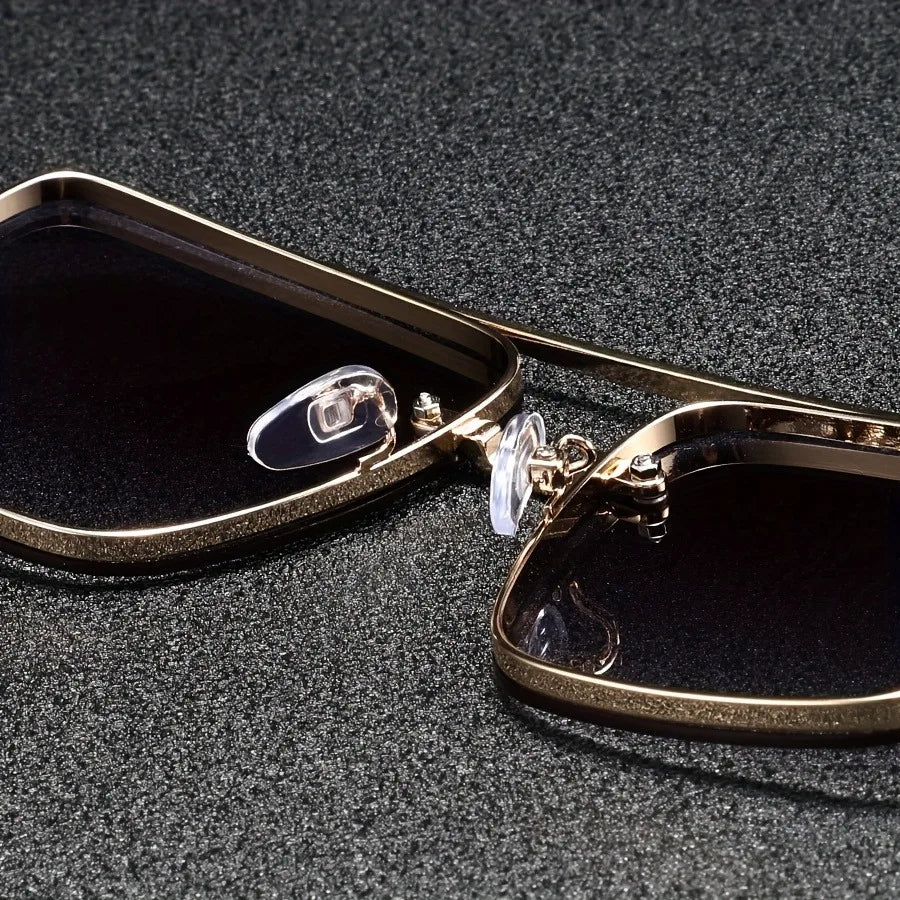 The Woodgrain Square Sunglasses — Men's