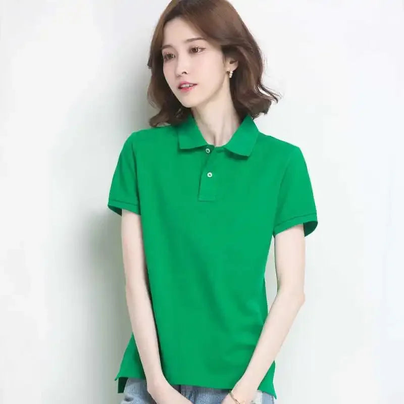 The Relaxed Cotton Polo — Women's