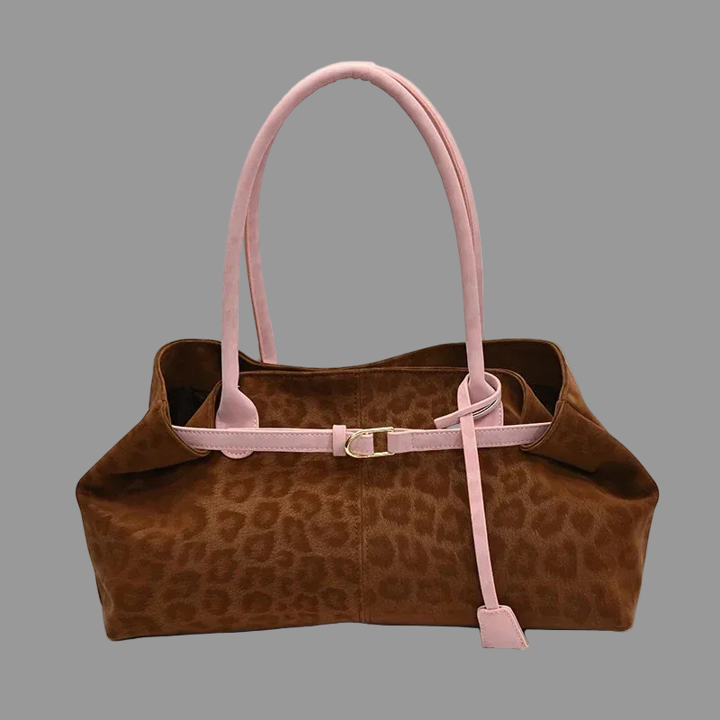Leopard Leather PU Shoulder Bag