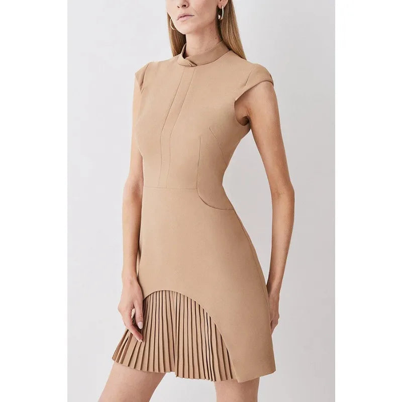 Women's Sleeveless A-Line Business Dress