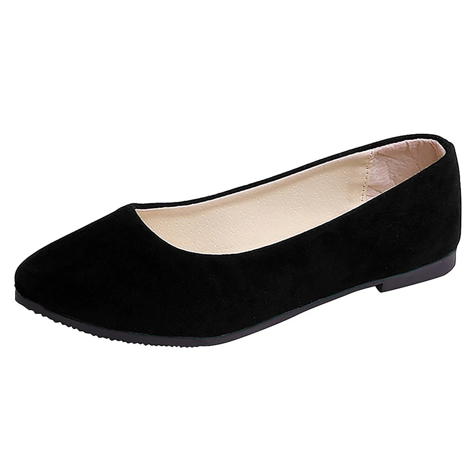 Women Suede Loafers Flat Heel Shoes