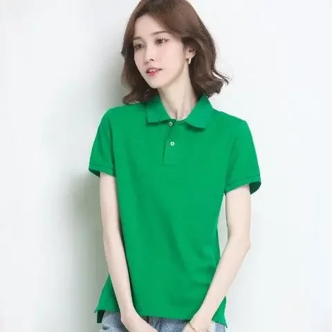The Relaxed Cotton Polo — Women's
