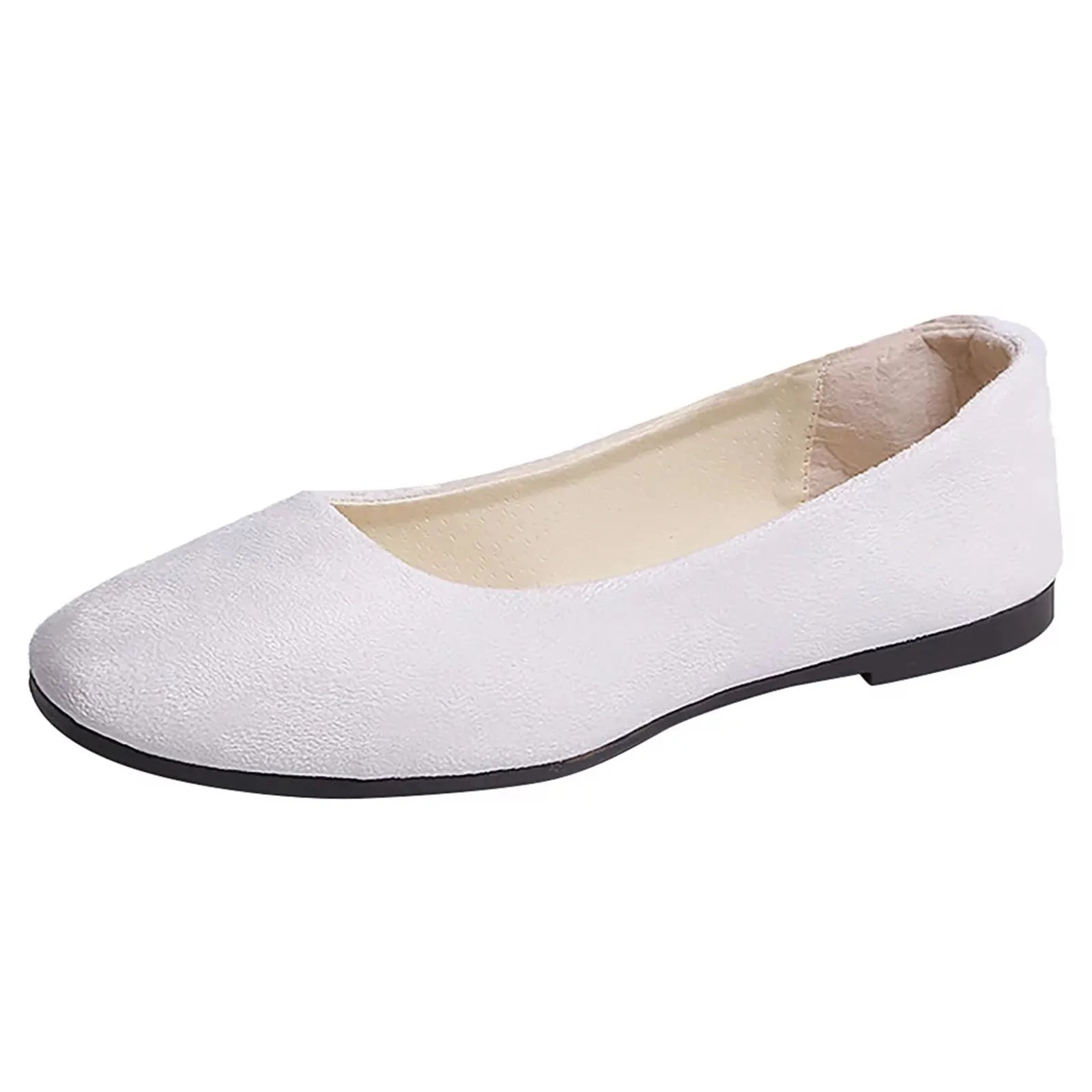 Women Suede Loafers Flat Heel Shoes