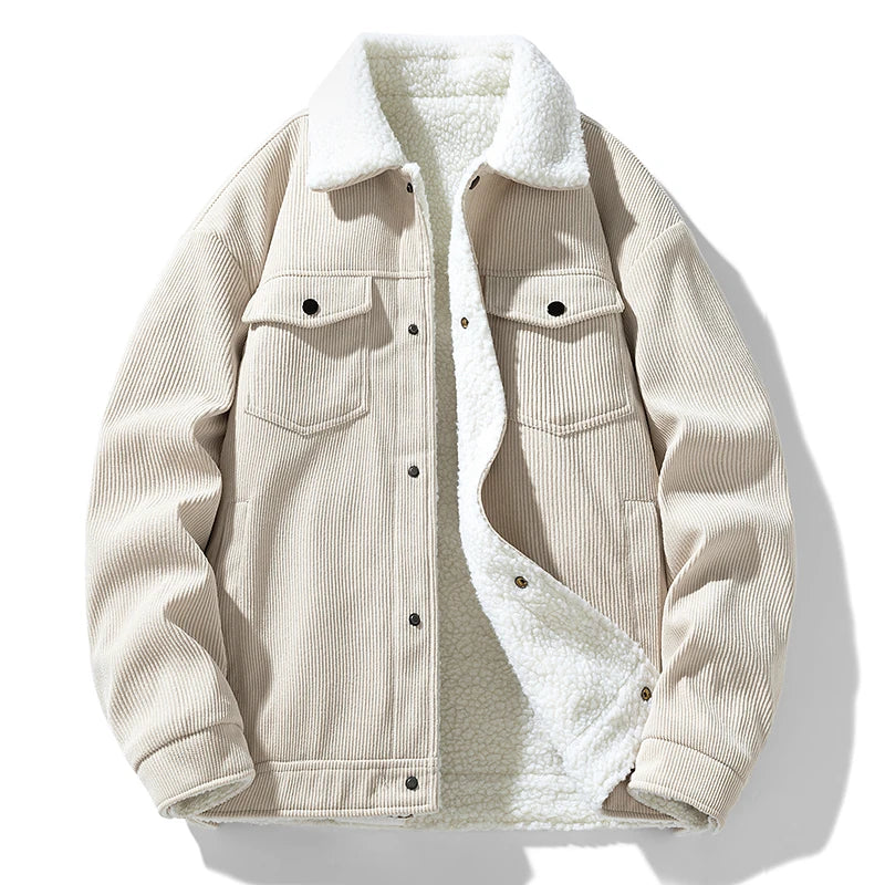Men's Warm Trucker Corduroy Jackets
