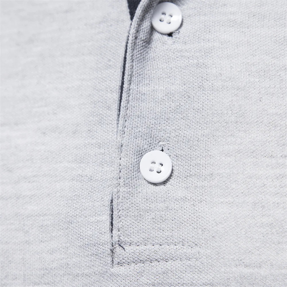 The Embroidered Golf Polo — Long Sleeve