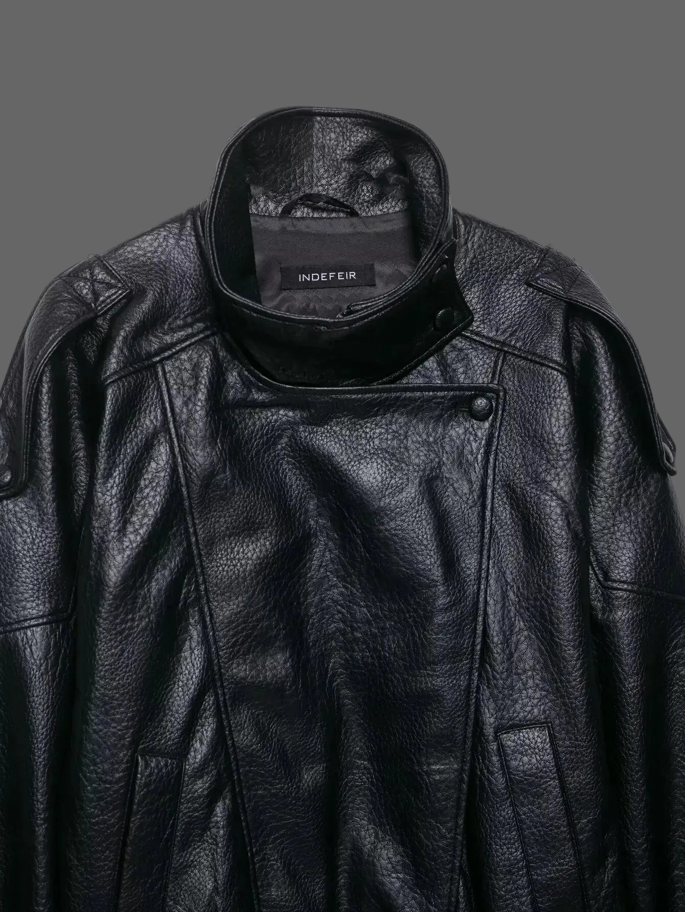 Women's Faux Leather Loose Jacket