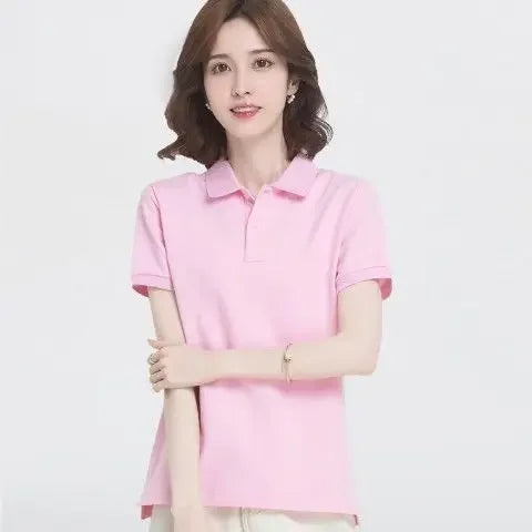 The Relaxed Cotton Polo — Women's