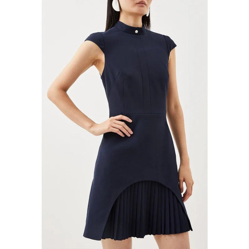 Women's Sleeveless A-Line Business Dress