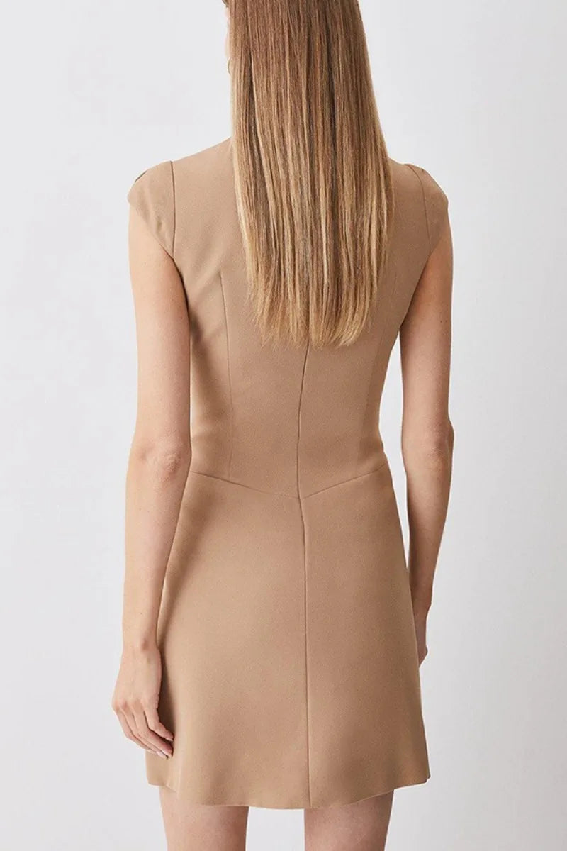 Women's Sleeveless A-Line Business Dress