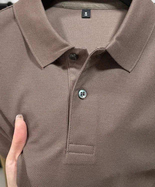 Pure cotton high-end short sleeve polo