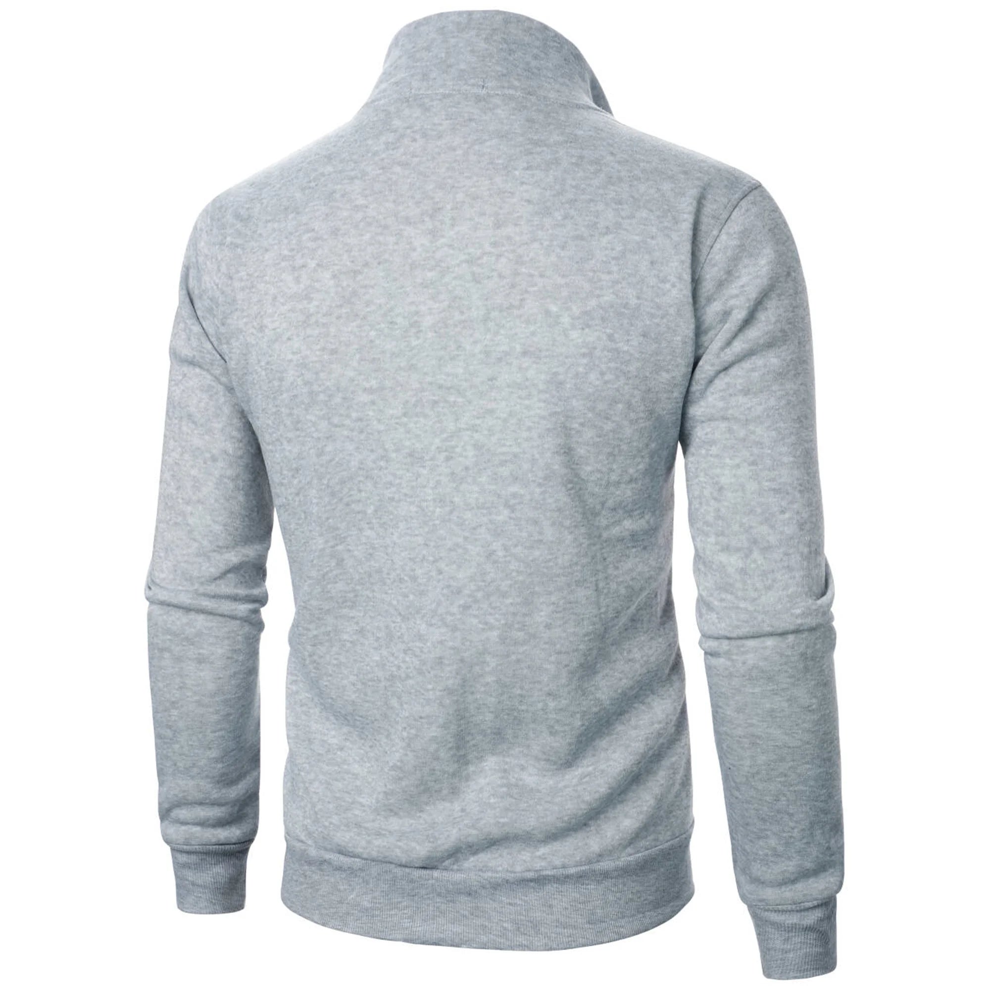 Men's Casual Sports Zipper Stand Collar Jacket