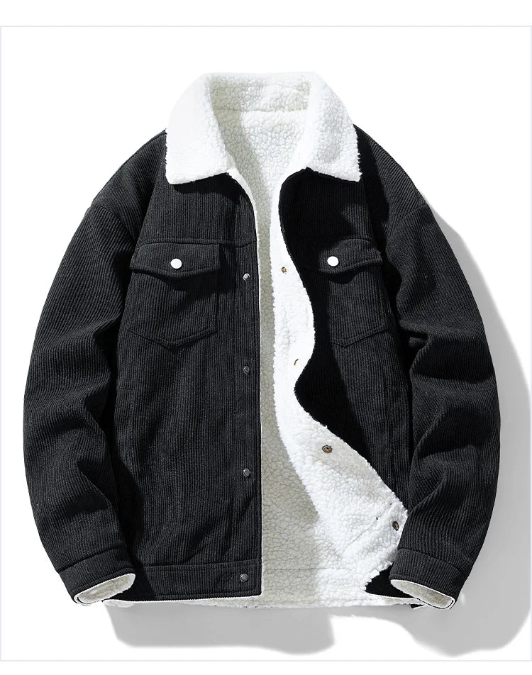 Men's Warm Trucker Corduroy Jackets