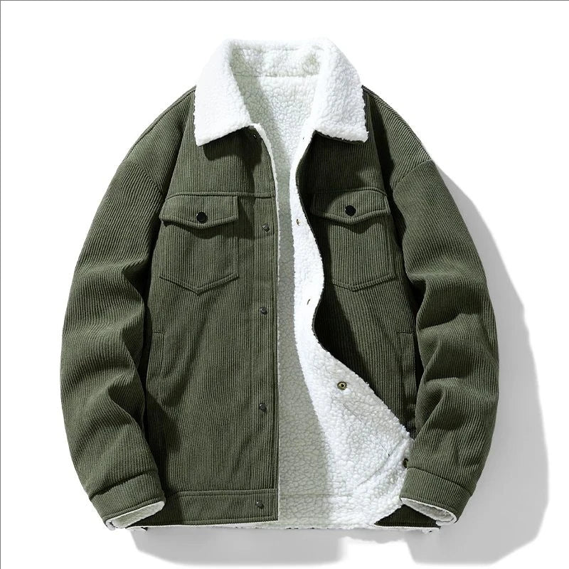 Men's Warm Trucker Corduroy Jackets