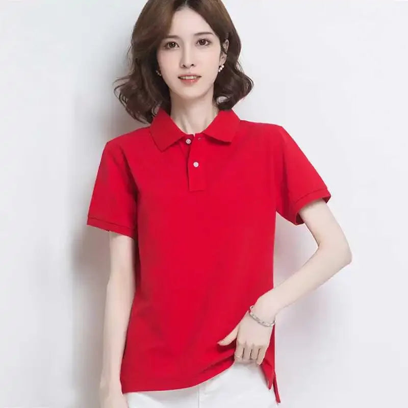 The Relaxed Cotton Polo — Women's