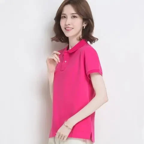 The Relaxed Cotton Polo — Women's
