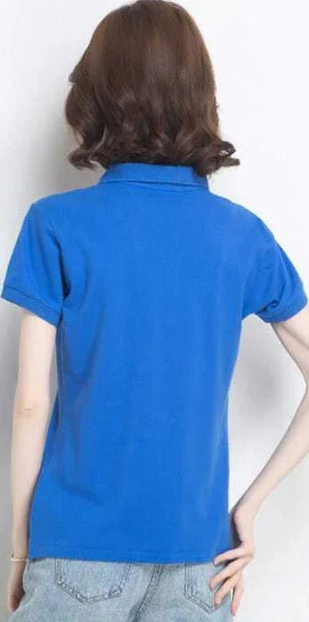 The Relaxed Cotton Polo — Women's