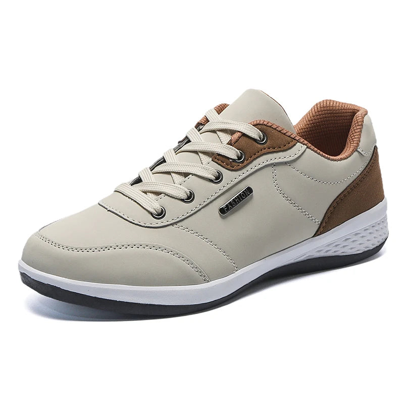 YRZL Men's Waterproof Walking Sneakers