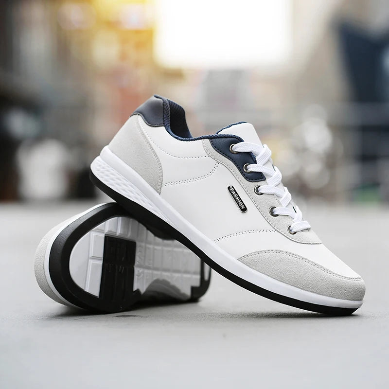 YRZL Men's Waterproof Walking Sneakers