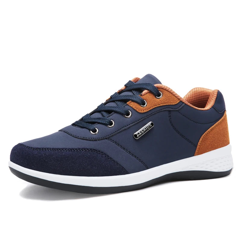 YRZL Men's Waterproof Walking Sneakers