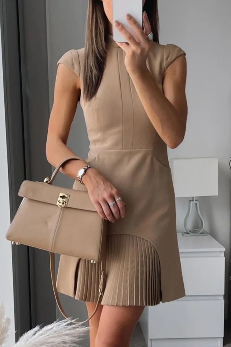 Women's Sleeveless A-Line Business Dress