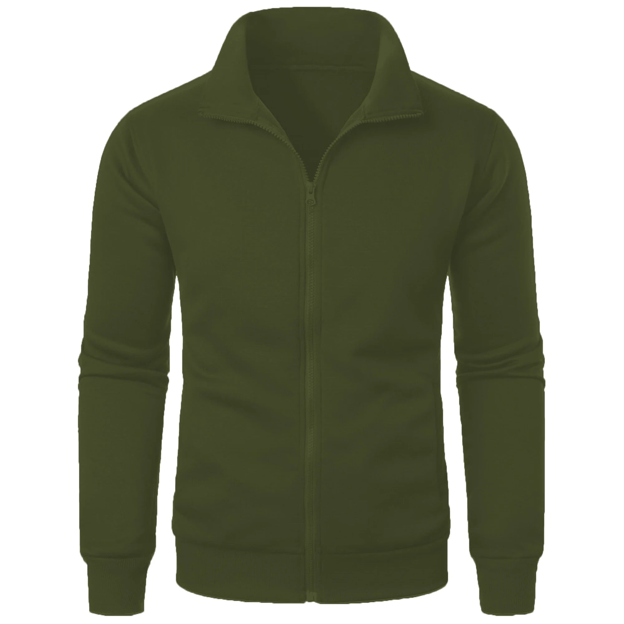 Men's Casual Sports Zipper Stand Collar Jacket