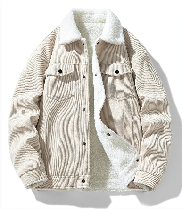 Men's Warm Trucker Corduroy Jackets