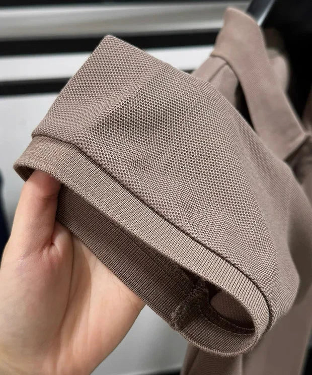 Pure cotton high-end short sleeve polo