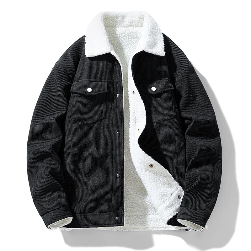 Men's Warm Trucker Corduroy Jackets