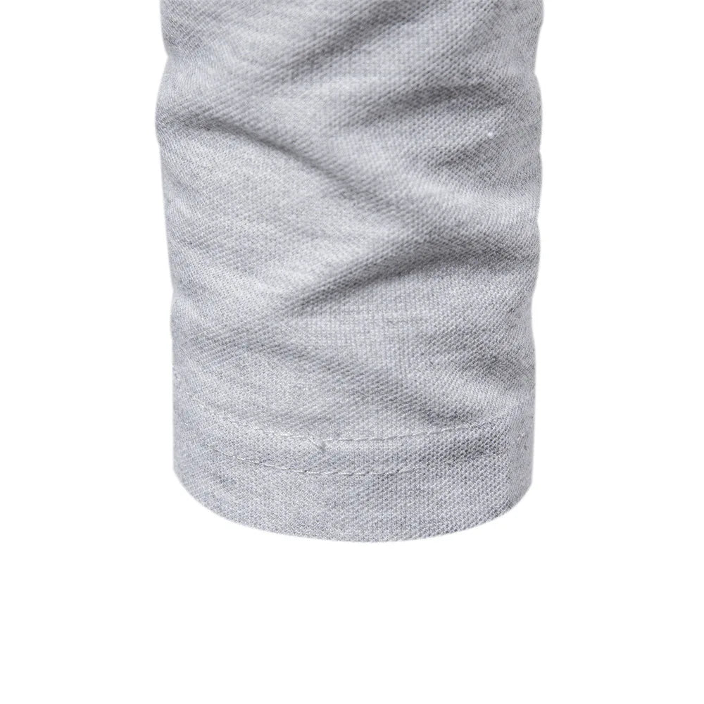 The Embroidered Golf Polo — Long Sleeve