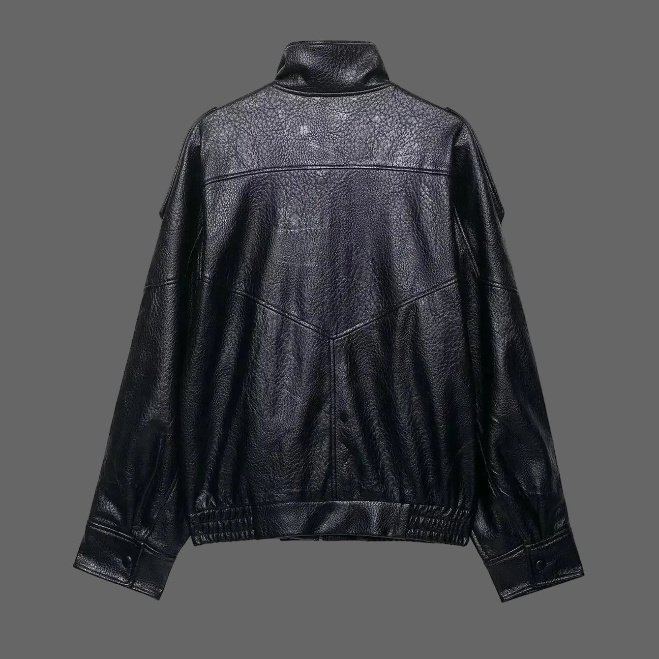 Women's Faux Leather Loose Jacket