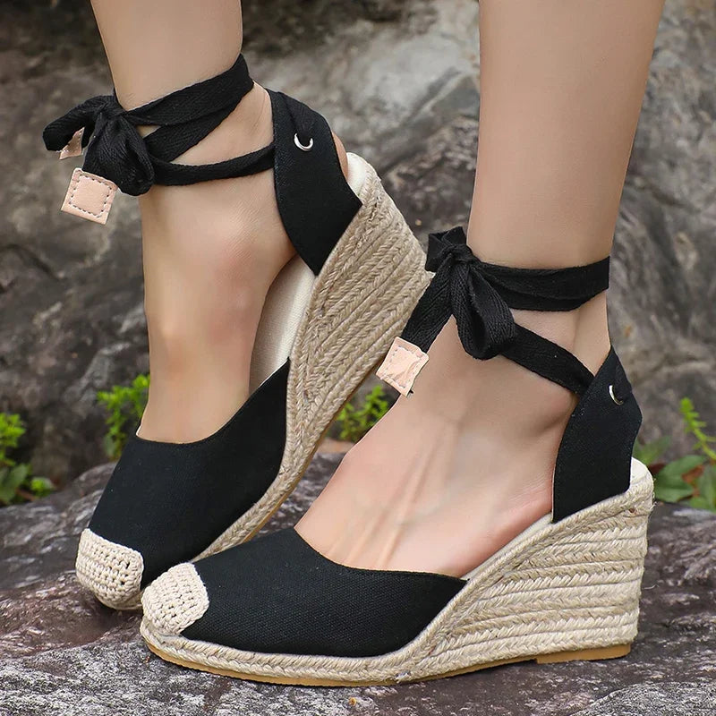 Women's Platform Wedge Espadrille Sandals