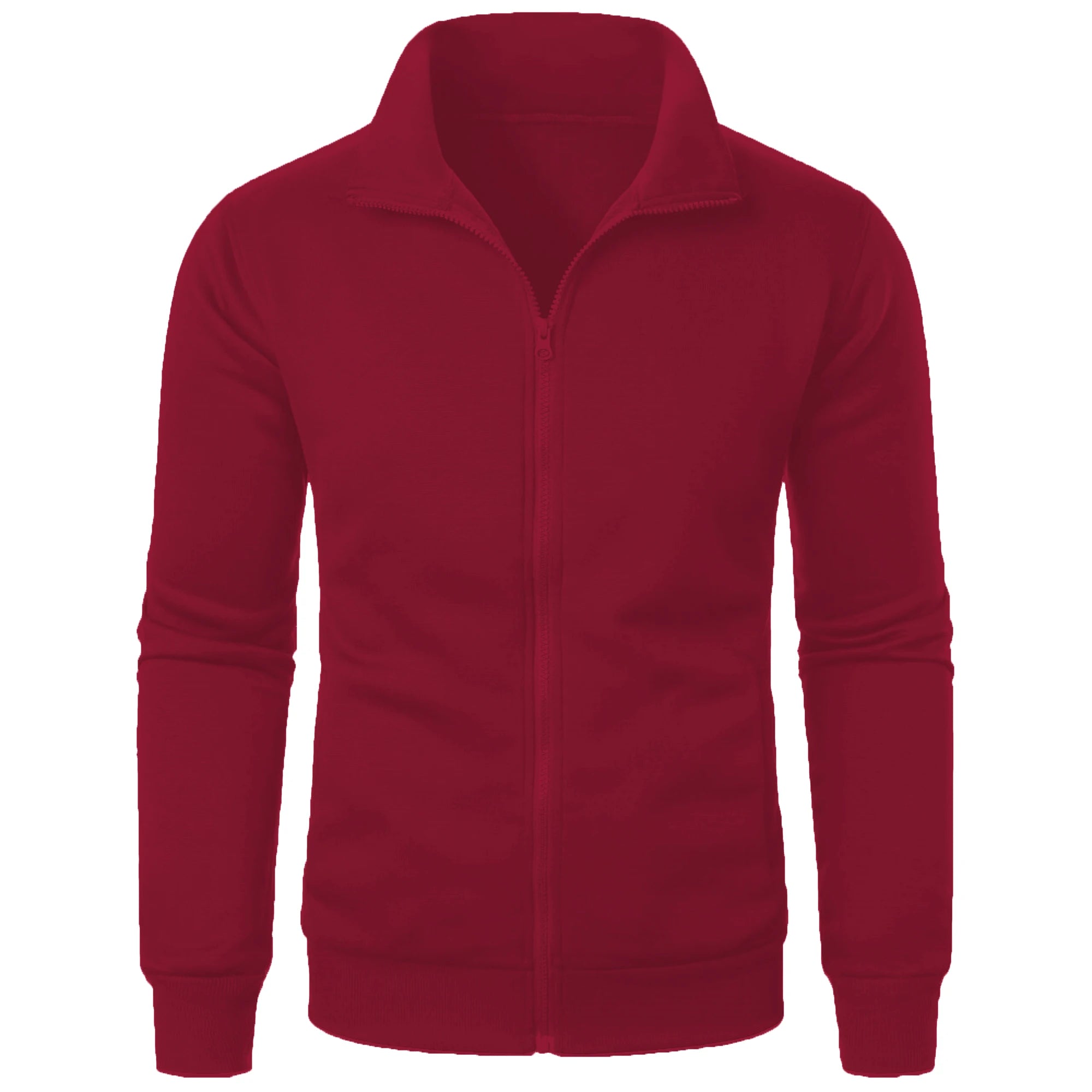 Men's Casual Sports Zipper Stand Collar Jacket