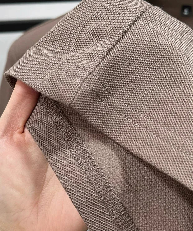 Pure cotton high-end short sleeve polo