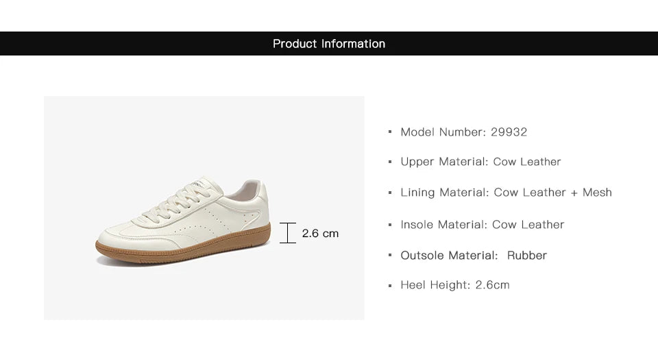 The Pearl Leather Sneaker — Women's