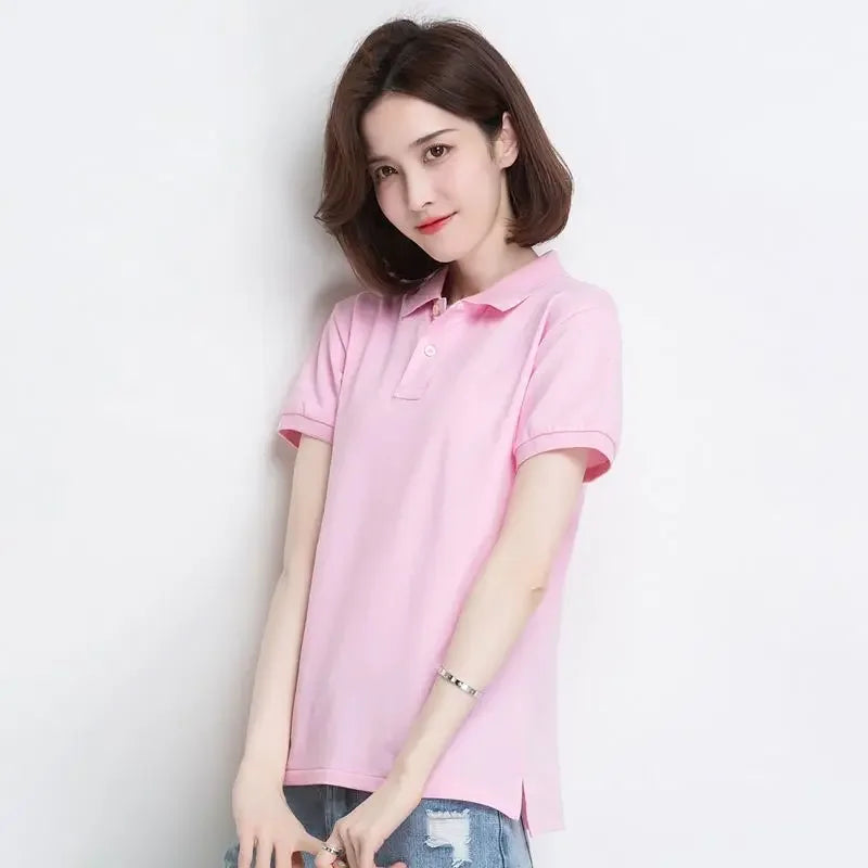 The Relaxed Cotton Polo — Women's