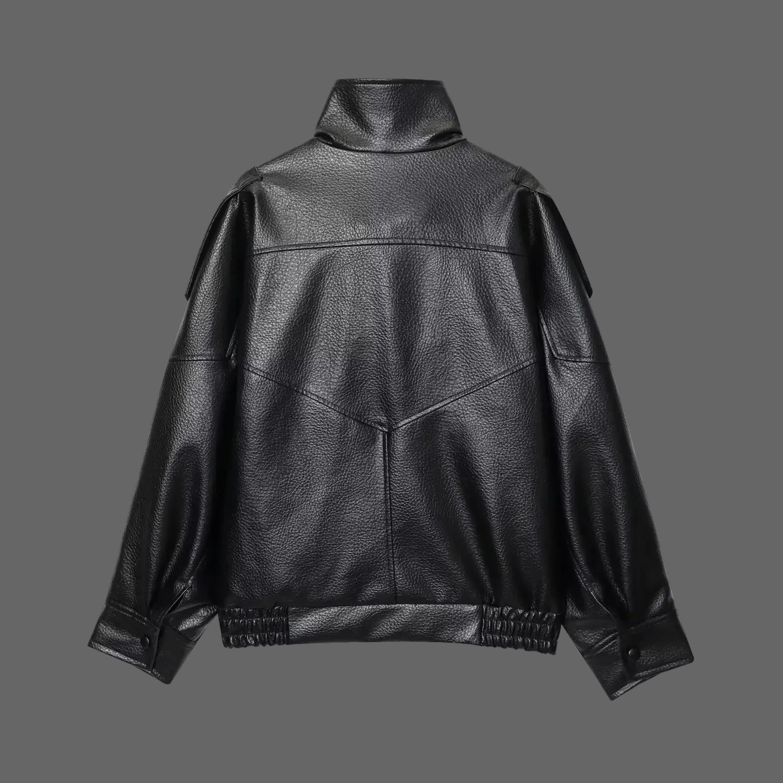 Women's Faux Leather Loose Jacket
