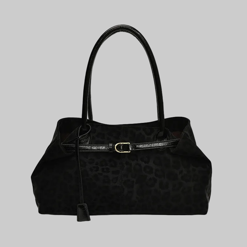 Leopard Leather PU Shoulder Bag