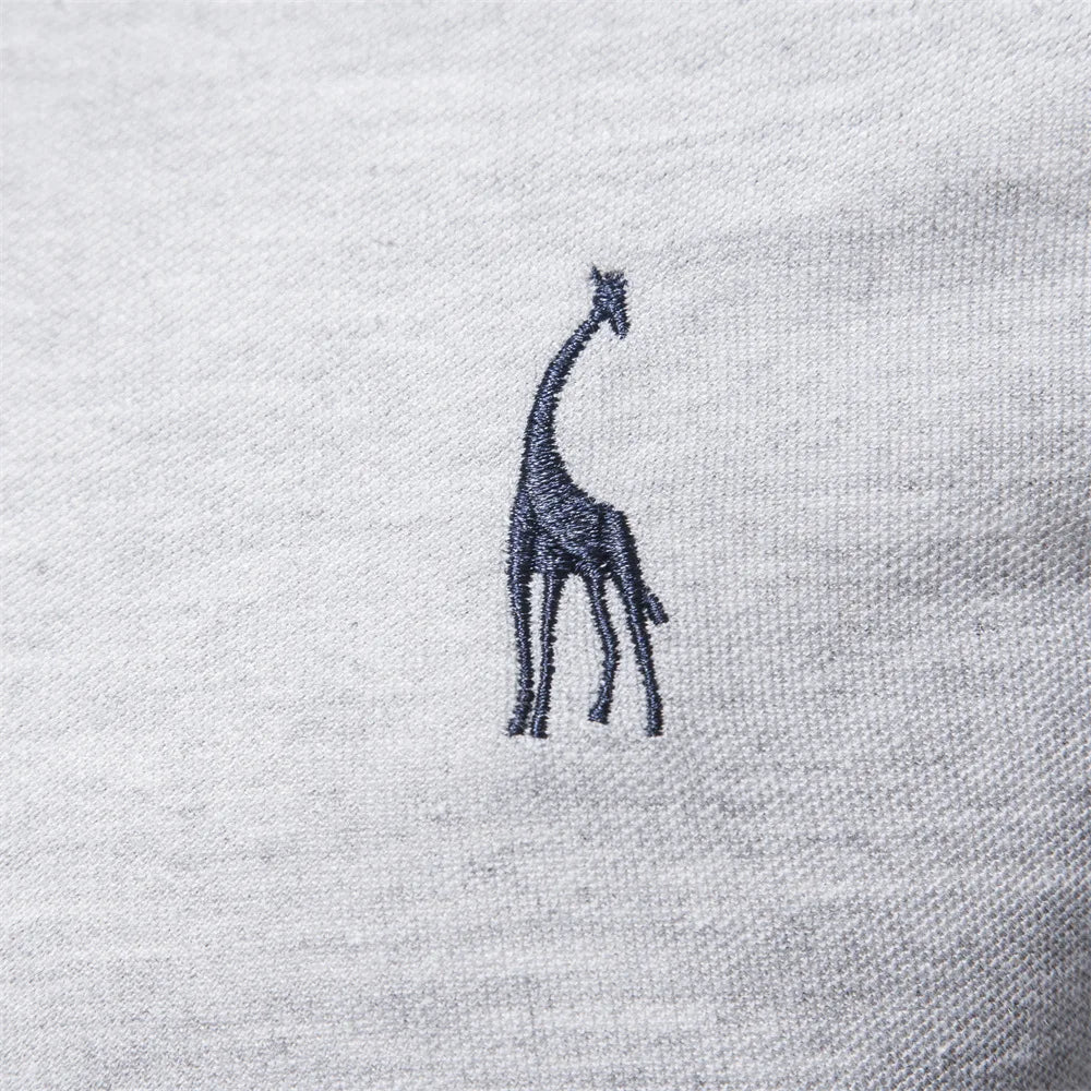 The Embroidered Golf Polo — Long Sleeve