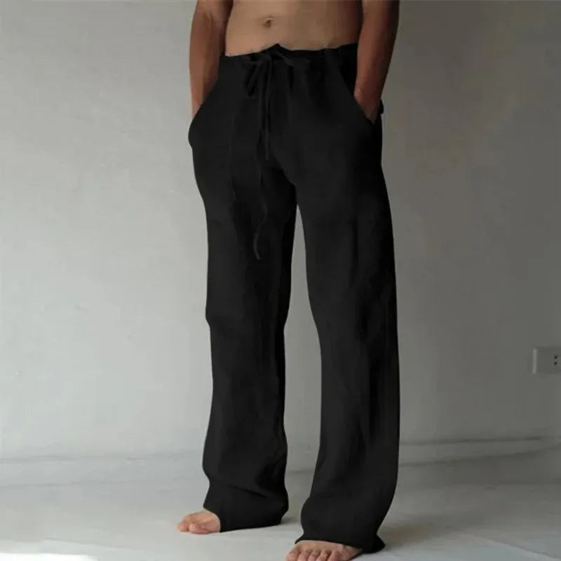 Men's Cotton Linen Long Pants