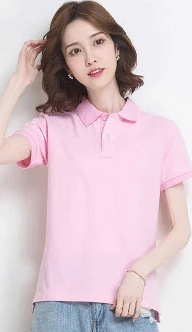 The Relaxed Cotton Polo — Women's