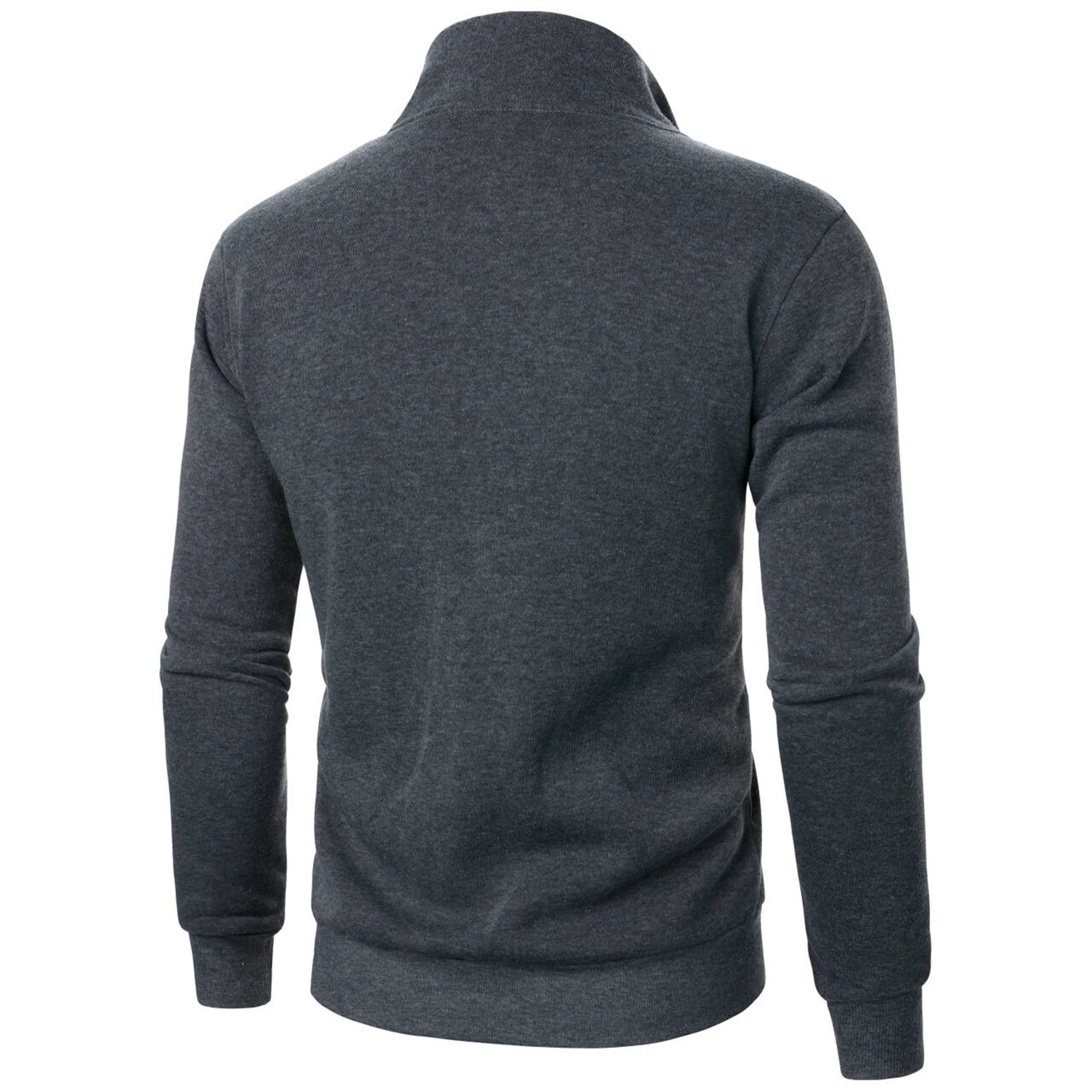 Men's Casual Sports Zipper Stand Collar Jacket