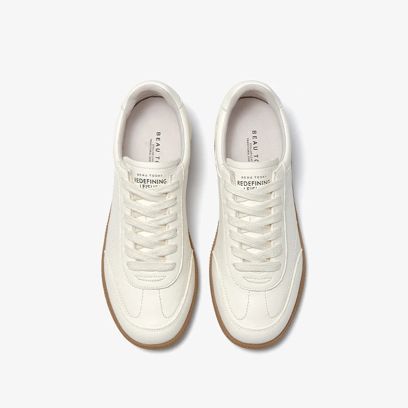 The Pearl Leather Sneaker — Women's