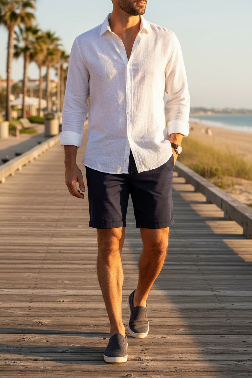 Bermuda Shorts — Navy
