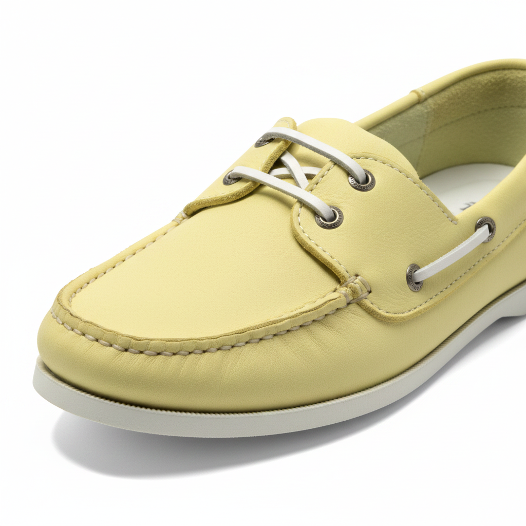 Coastal Boat Shoe — Detail Close-up
