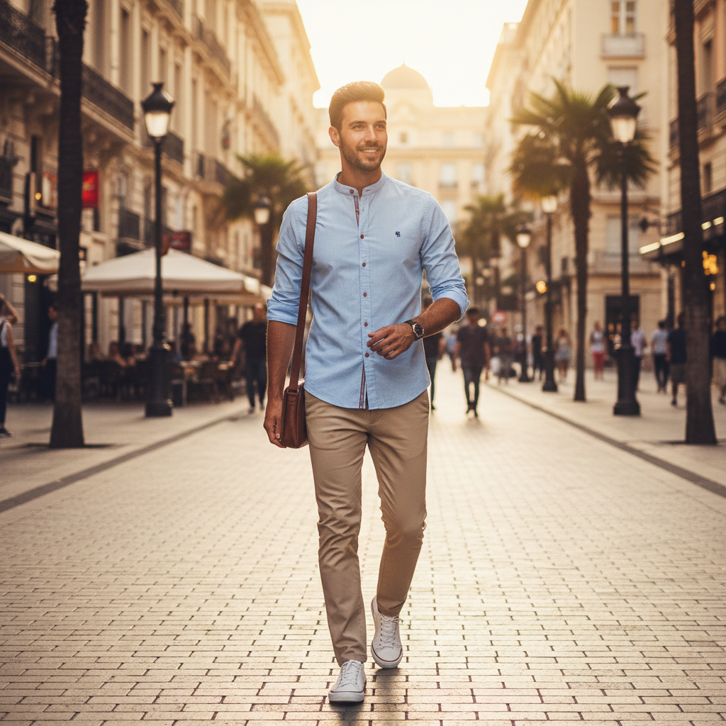 AIOPESON 100% Cotton Social Shirt