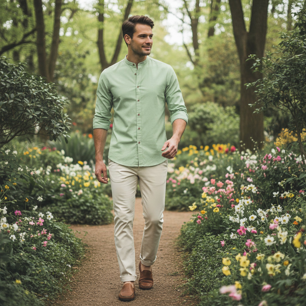 AIOPESON 100% Cotton Social Shirt