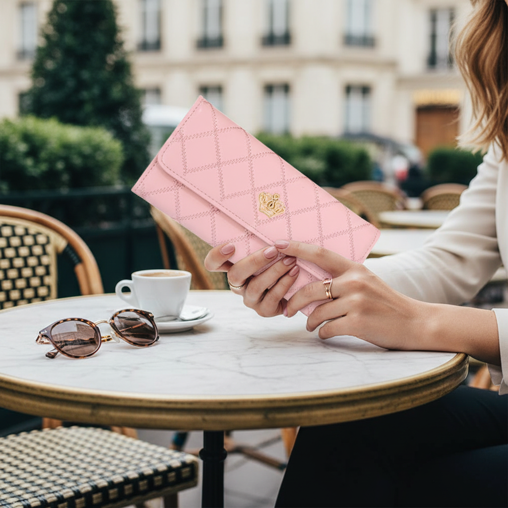 Mini Purse — Pink Café