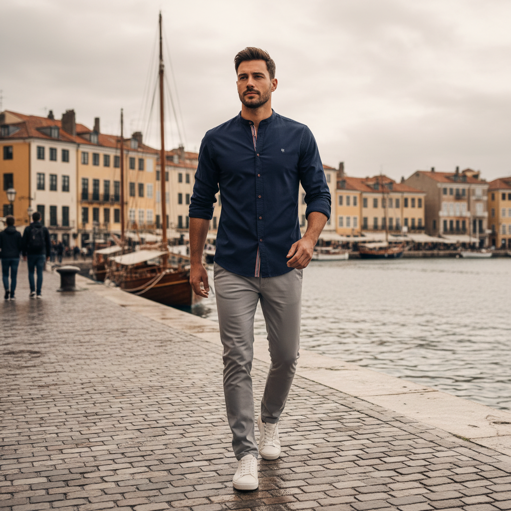 AIOPESON 100% Cotton Social Shirt